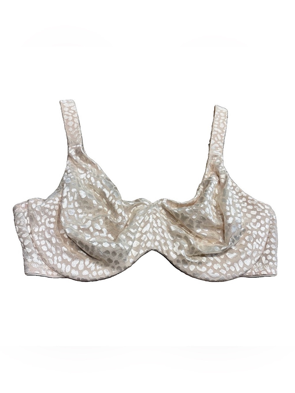 Soma Minimizing Emma Bra Size 38D Underwire Shimmer Animal Print